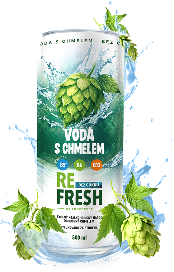 Voda s chmelem